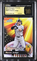 Aaron Judge 2025 Bowman Chrome Meteoric Rise #MR-4 (CGC 10 | Black Label) at PristineAuction.com