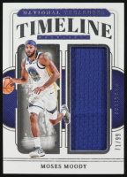 Moses Moody 2024-25 Panini National Treasures Timeline Materials #18 #71/99 RC at PristineAuction.com