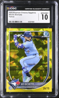 Bo Bichette 2025 Bowman Chrome Sapphire Yellow #56 #26/75 (CGC 10) at PristineAuction.com