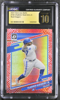 Vladimir Guerrero Jr. 2021 Donruss Optic Red Dragon #182 #016/110 (CGC 10 | Black Label) at PristineAuction.com