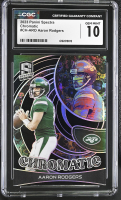 Aaron Rodgers 2023 Panini Spectra Chromatic #CH-ARO #81/99 (CGC 10) at PristineAuction.com