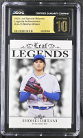Shohei Ohtani 2023 Leaf Special Release Legends Achievement #LA-13 (CGC 10 | Black Label) at PristineAuction.com