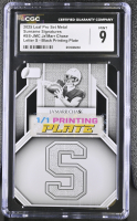 Ja'Marr Chase 2025 Leaf Pro Set Metal Surname Signatures Letter S - Black Printing Plate #SS-JMC #1/1 (CGC 9) at PristineAuction.com