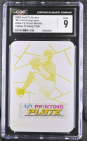 Paul Skenes 2024 Leaf Collective '90 Leaf Autographs Yellow Printing Plate #90A-PS1 #1/1 RC (CGC 9) at PristineAuction.com