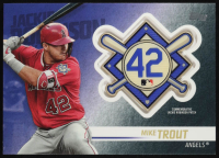Mike Trout 2018 Topps Update Jackie Robinson Commemorative Patches #JRPMT at PristineAuction.com