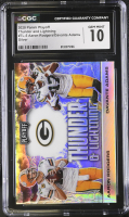 Aaron Rodgers / Davante Adams 2020 Panini Playoff Thunder & Lightning Silver #TL-5 (CGC 10) at PristineAuction.com
