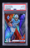 Jahmyr Gibbs 2023 Panini Phoenix Fire Burst #105 RC #233/340 (PSA 10) at PristineAuction.com