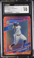 Vladimir Guerrero Jr. 2021 Donruss Optic Red Dragon #182 #092/110 (CGC 10) at PristineAuction.com