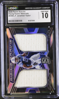 Jonathan Taylor 2020 Panini Spectra Rising Rookie Materials #RRM-JT #048/149 RC (CGC 10) at PristineAuction.com