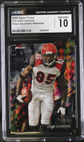 Chad Johnson 2024 Topps Finest Black Geometric Refractor #15 #23/25 (CGC 10) at PristineAuction.com