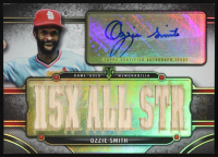 Ozzie Smith 2024 Topps Triple Threads Autograph Relics #TTAROS1 #09/36 at PristineAuction.com