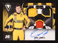 Erik Jones 2019 Panini Victory Lane Triple Swatch Signatures Gold #7 #63/99 at PristineAuction.com