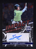 Sal Stewart 2023 Elite Extra Edition Impact Impressions Signatures #42 RC at PristineAuction.com