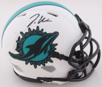 Jaylen Waddle Signed Dolphins Lunar Eclipse Alternate Speed Mini Helmet (JSA & PIA) at PristineAuction.com