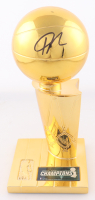 Giannis Antetokounmpo Signed Bucks Replica NBA Trophy (JSA) at PristineAuction.com