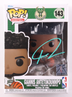 Giannis Antetokounmpo Signed Bucks #143 Funko Pop! Vinyl Figure (JSA) at PristineAuction.com