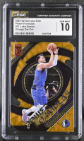 Luka Doncic 2021-22 Donruss Elite Power Formulas Orange Die-Cut #21 (CGC 10) at PristineAuction.com