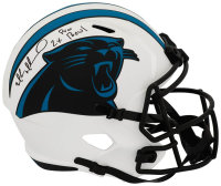 Muhsin Muhammad Signed Panthers Full-Size Lunar Eclipse Alternate Speed Helmet Inscribed "2x Pro Bowl" (Schwartz) at PristineAuction.com