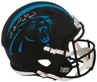 Muhsin Muhammad Signed Panthers Full-Size Alternate Speed Helmet Inscribed "2x Pro Bowl" (Schwartz) at PristineAuction.com