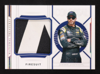 Jimmie Johnson 2021 Panini National Treasures Colossal Race Used Firesuits Prime #1 #09/10 at PristineAuction.com
