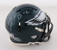Jahan Dotson Signed Eagles Speed Mini Helmet (Beckett) at PristineAuction.com