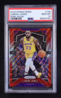 LeBron James 2019-20 Panini Prizm Prizms Ruby Wave #129 (PSA 10) at PristineAuction.com