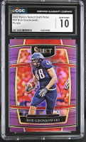 Rob Gronkowski 2022 Panini Select Draft Picks Purple #90 #57/75 (CGC 10) at PristineAuction.com