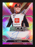 Ty Gibbs 2021 Panini Prizm Signing Sessions Prizms Pink #34 #16/50 at PristineAuction.com