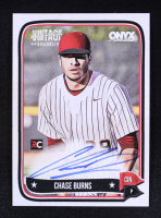 Chase Burns 2024 Onyx Vintage Autographs #VACHBU RC at PristineAuction.com