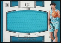 Tidjane Salaun 2024-25 Panini National Treasures Rookie Jumbo Materials #7 #61/99 RC at PristineAuction.com