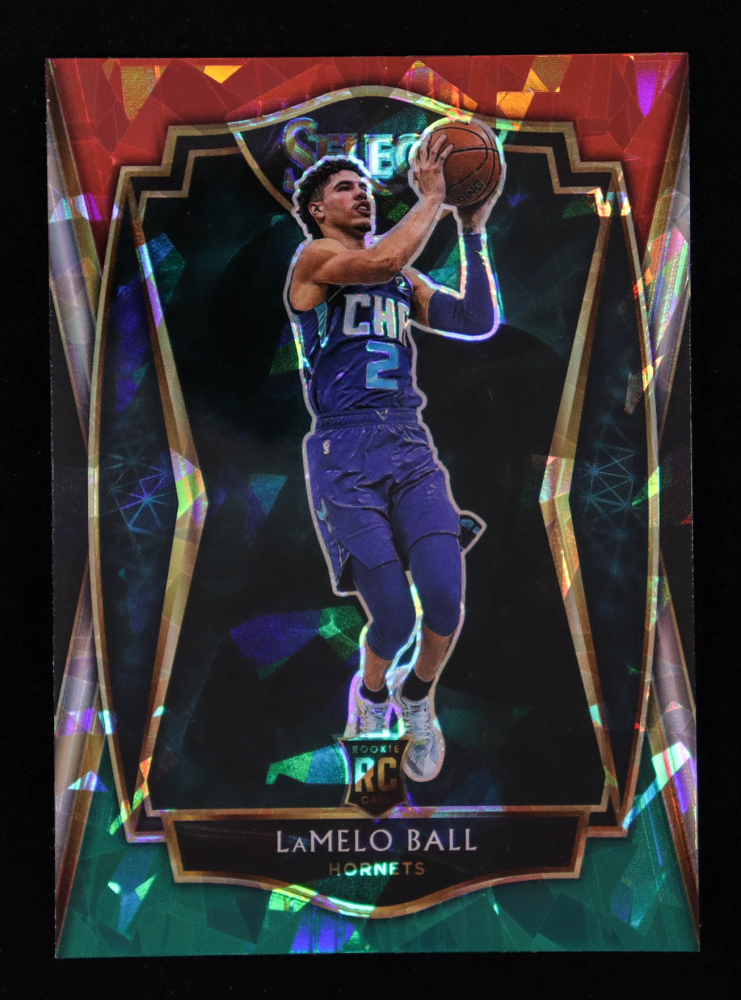 LaMelo Ball 2020-21 Select Prizms Red White Green Ice #183 RC