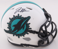 Jaylen Waddle Signed Dolphins Lunar Eclipse Alternate Speed Mini Helmet (JSA & PIA) at PristineAuction.com