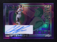 Chase Burns 2023 Leaf Optichrome So Money! Purple Autographs #OSMCB1 #3/6 RC at PristineAuction.com