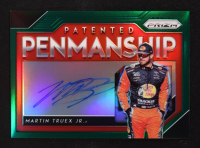 Martin Truex Jr. 2019 Panini Prizm Patented Pennmanship Prizms Green #13 #65/99 at PristineAuction.com