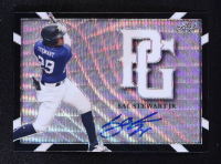 Sal Stewart Signed 2021 Leaf Metal Perfect Game National Showcase Black Wave Pre-Production Proof #BASS1 #1/1 RC (Leaf) at PristineAuction.com
