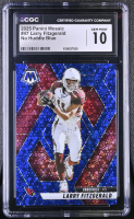 Larry Fitzgerald 2025 Panini Mosaic No Huddle Blue #47 #14/99 (CGC 10) at PristineAuction.com