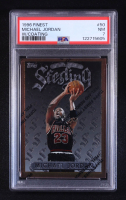 Michael Jordan 1996-97 Finest #50 with Coating (PSA 7) at PristineAuction.com