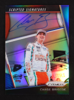 Chase Briscoe 2018 Panini Prizm Scripted Signatures Prizms Red White and Blue #10 #049/125 at PristineAuction.com
