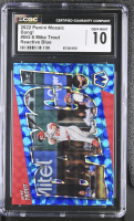 Mike Trout 2022 Panini Mosaic Bang! Reactive Blue #BG-8 #78/99 (CGC 10) at PristineAuction.com