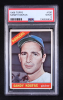 Sandy Koufax 1966 Topps #100 (PSA 2) at PristineAuction.com