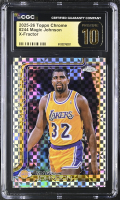 Magic Johnson 2025-26 Topps Chrome X-Fractor #244 (CGC 10 | Black Label) at PristineAuction.com