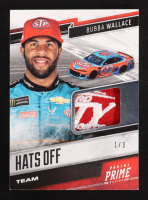 Bubba Wallace 2019 Panini Prime Hats Off Team Logo #13 #1/3 at PristineAuction.com