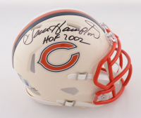 Dan Hampton Signed Bears Retro Alternate Speed Mini Helmet Inscribed "HOF 2002" (Beckett) at PristineAuction.com