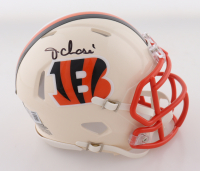 Ja'Marr Chase Signed Bengals Retro Alternate Speed Mini Helmet (Beckett) at PristineAuction.com