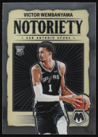 Victor Wembanyama 2023-24 Panini Mosaic Notoriety #5 RC at PristineAuction.com