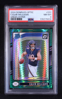 Caleb Williams 2024 Donruss Optic Green Hyper #201 RR RC (PSA 8) at PristineAuction.com