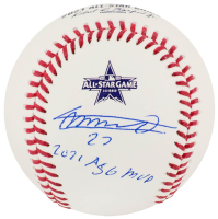 Vladimir Guerrero Jr. Signed 2021 All-Star Game Baseball Inscribed "2021 ASG MVP" (Beckett) at PristineAuction.com