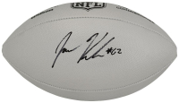 Jason Kelce Signed "The Duke" Silver Metallic NFL Football (Schwartz) at PristineAuction.com