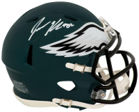 Jason Kelce Signed Eagles Speed Mini Helmet (Schwartz) at PristineAuction.com