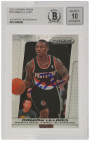 Damian Lillard Signed 2013-14 Panini Prizm #19 (BGS | Auto 10) at PristineAuction.com
